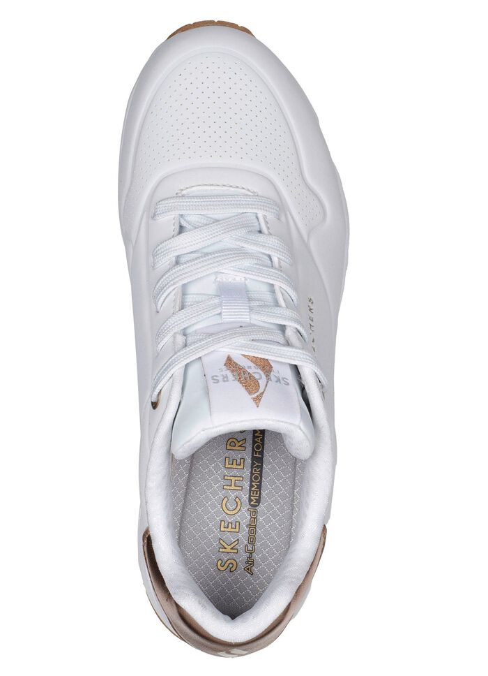 SKECHERS, bekv&auml;ma sneakers f&ouml;r damer, med synlig luftkudde 