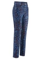 Jeans med trendig djurp&auml;lsdesign 