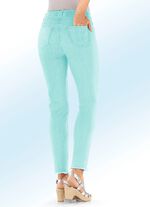 Magiska jeans med trendig fransf&aring;ll 