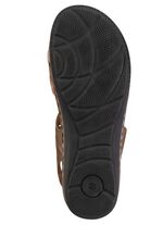 ELENA EDEN sandal av nappal&auml;der med kontrasterande detaljer 