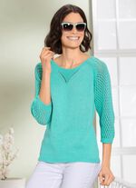 Tr&ouml;ja med &ouml;ppet m&ouml;nster 