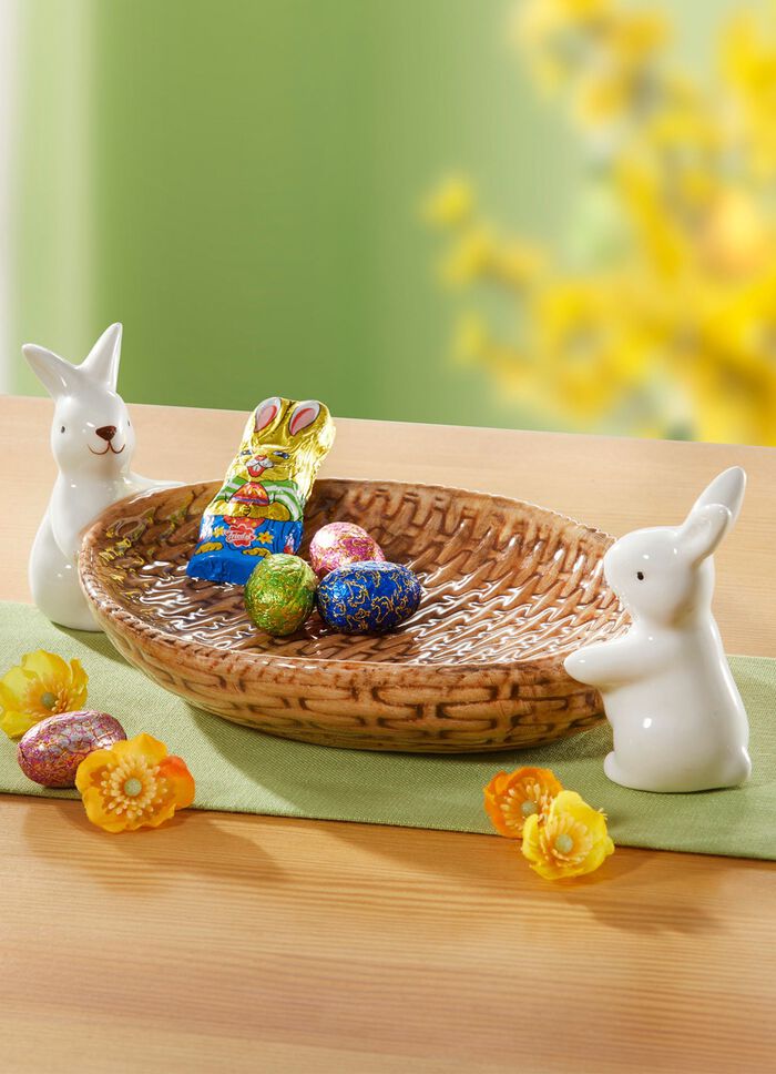 Dekorativ sk&aring;l i fl&auml;tad look 