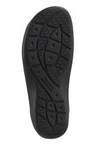 Ranger mule med metallsmycken med strass SVART