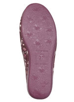 Klassiska damtofflor med resårband BORDEAUX