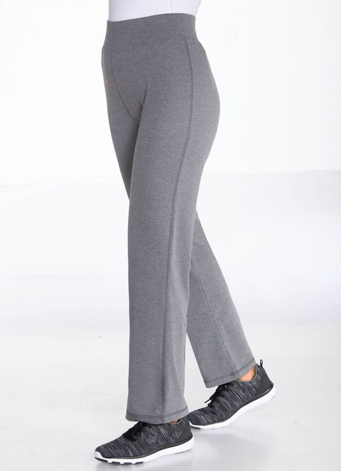 Jazzbyxor med stretch i midjan MARMOR M&Ouml;RKGR&Aring;