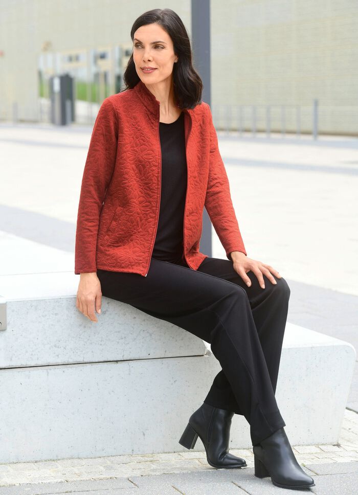 Skjortjacka med hel dragkedja 