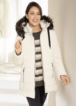 Funktionell jacka med avtagbar huva 