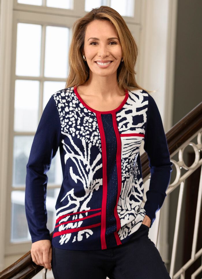 Finstickad tr&ouml;ja 