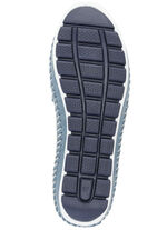 Gemini, lätta damtofflor, bredd G, med uttagbar fotbädd JEANS BLÅ