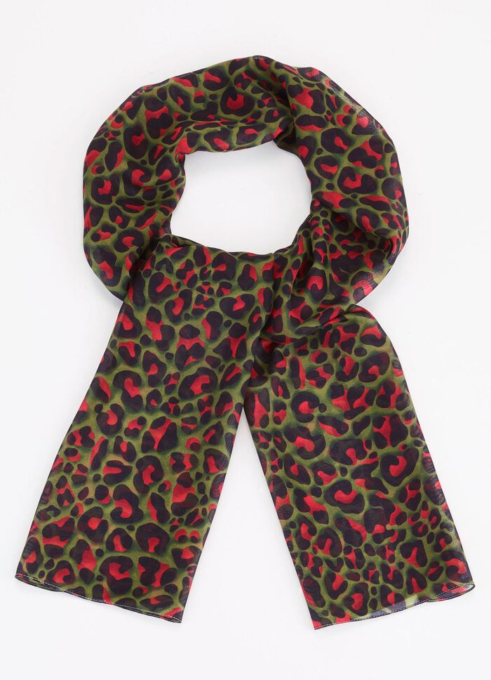 Halsduk med rovdjursp&auml;lsdesign 