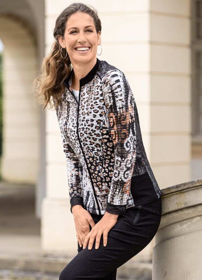 Blusjacka med n&auml;ttyll 