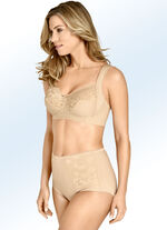 Miss Mary bh med elastiska spetsinlägg BEIGE