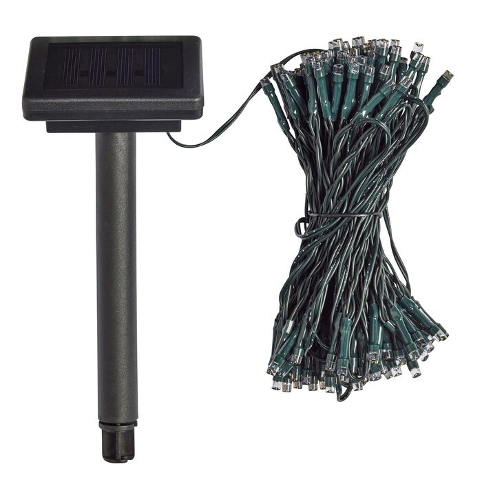 Solar fairy lights, 200LEDs, kallvitt 