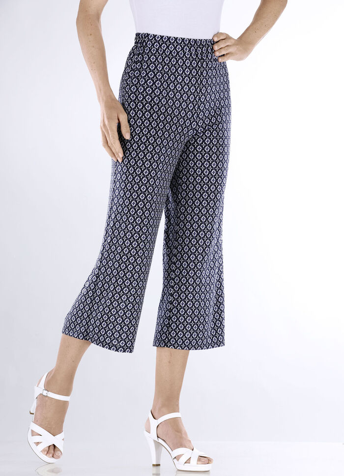 Culottes i bekväm slip-on form, 
