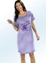 Förpackning med två nattlinnen, korta ärmar med rund hals 