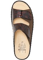 ELENA EDEN, bekv&auml;ma damslip-ins, vidd H, med uttagbar fotb&auml;dd BRUN-BORDEAUX