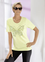 Skjorta med flatlocksöm i 2 färger PISTAGE