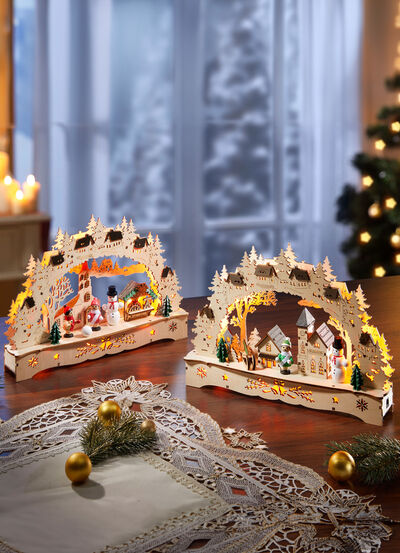 Stor ljusb&aring;ge i tr&auml; 