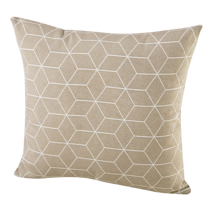 Moderna kuddfodral i jacquardkvalitet BEIGE