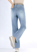 Moderiktiga jeans i 5-ficksform, 