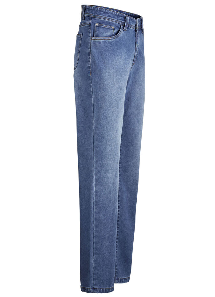 Värmande termojeans i 3 färger JEANSBLÅ