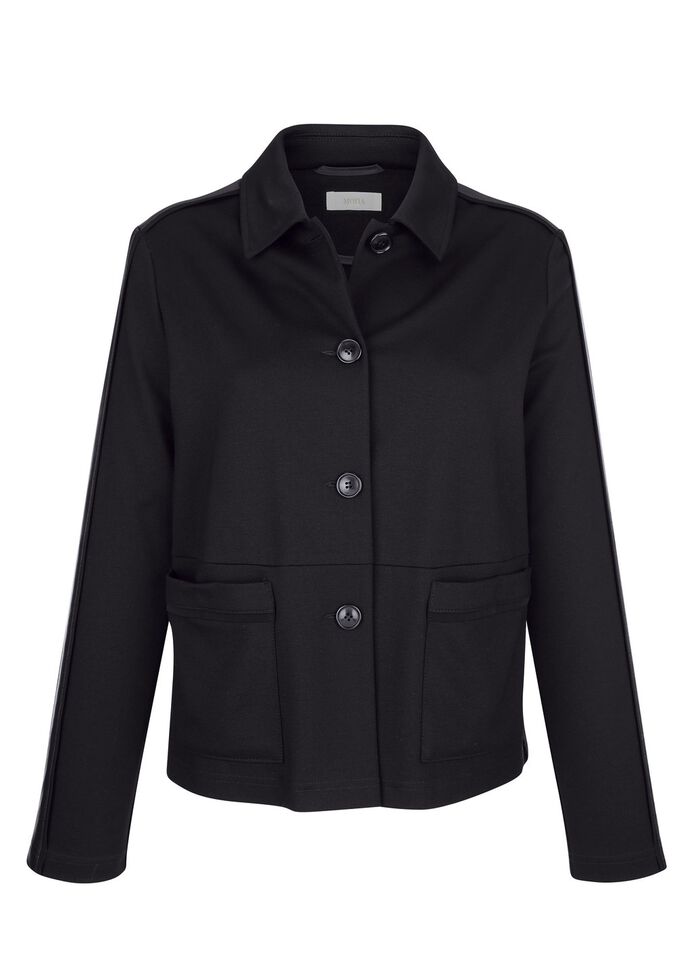 Kavaj med skjortkrage 