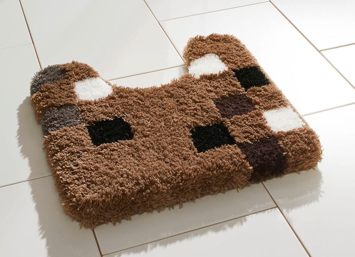 Badkarsset med latexbelagd, halkskyddande baksida 