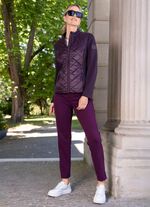 Jacka med quiltade inl&auml;gg 