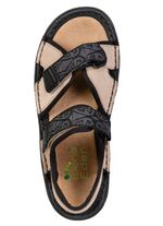 ELENA EDEN, sportiga damsandaler, bredd G, med kardborreband 