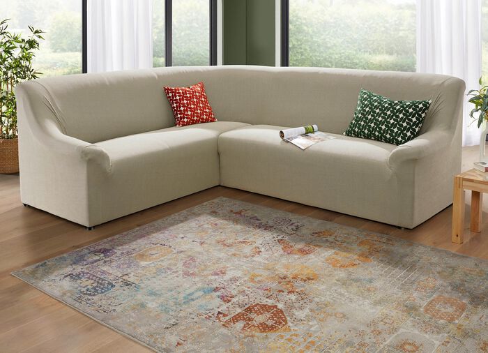 Bielastiska stretch&ouml;verdrag fr&aring;n Webana BEIGE