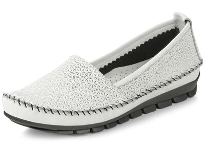 Gemini mockasin tofflor med fantastisk pr&auml;gling 