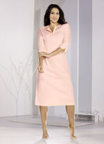 Nattlinne, vadlång och 3/4-ärmar APRICOT