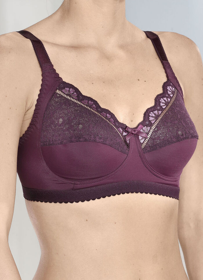 Laurina tvåpack-bh:ar med färgmatchande elastisk spets 