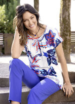 Skjorta med all-over tryck 