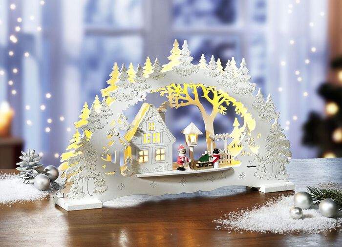 Ljusb&aring;ge med LED-belysning 