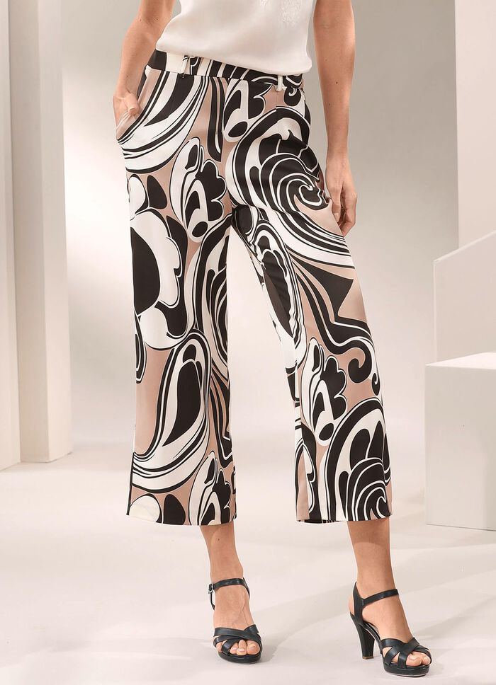 Culotte i moderiktig vidlek 