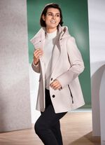 Jacka med avtagbar huva 