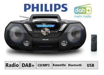 Philips AZB798T CD/Kassett/DAB+ radio 