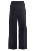 Culottes med dekorativa knappar SVART