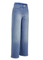 Jeans med trendig benvidd, 