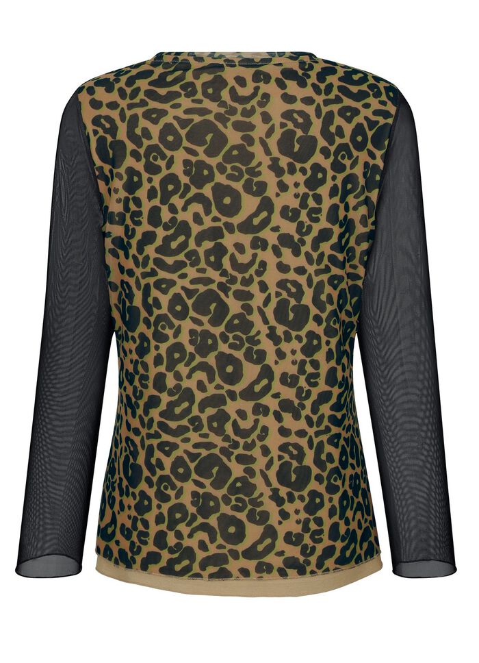 Skjorta med meshjersey 