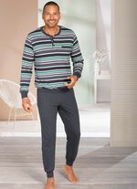 Tv&aring; paket pyjamas med knappsl&aring; och muddar 