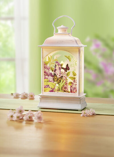 Lykta med LED-belysning, , large