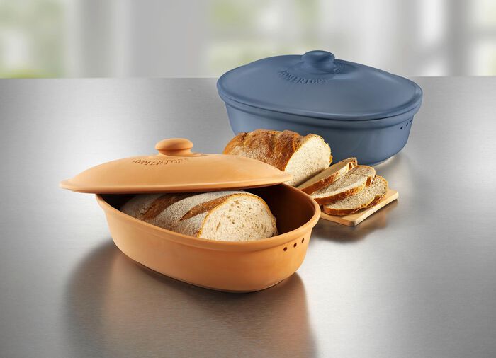 R&ouml;mertopf br&ouml;dgryta av naturlig lera 