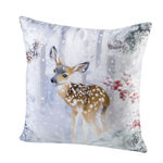 Sammetsmjuka örngott med dragkedja ECRU-FÄRGAD