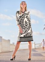 Kjol med dekorativa veck 