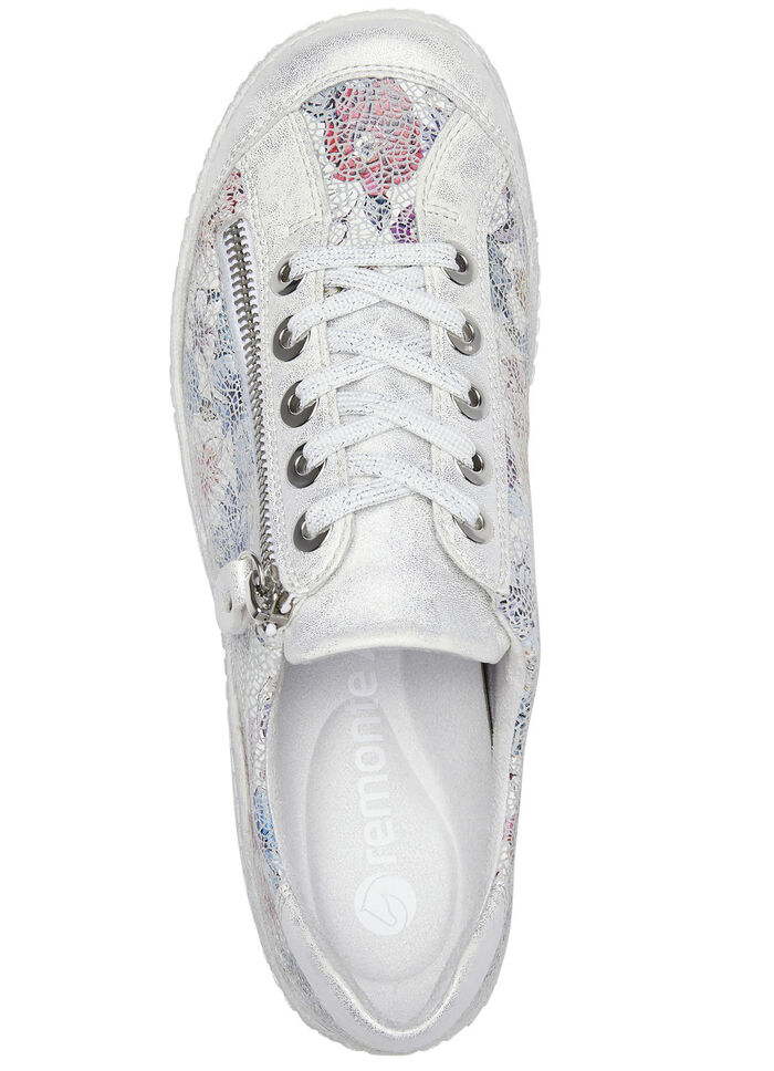 Remonte sneakers med snören SILVERFÄRGIG