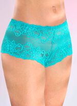 Trepack byxor i elastisk spets 