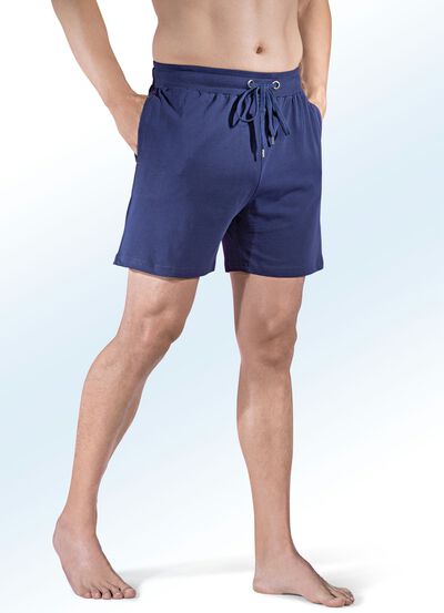 Tv&aring; paket korta s&ouml;mn- och fritidsbyxor med dragsko 