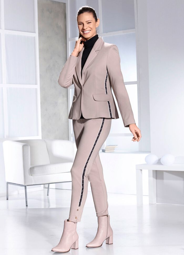 Byxdr&auml;kt av elastisk finjersey 